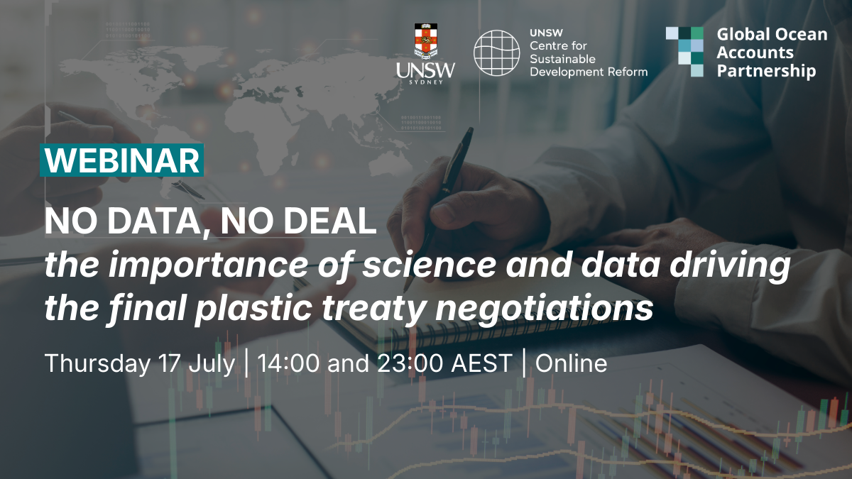 Webinar. No data, no deal: the importance of science and data driving the final plastics treaty negotiations